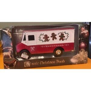 1996 ERTL Die Cast GRUMMAN STEPVAN Christmas Bank Truck Gingerbread NIB